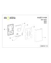HUEZ * APLIQUE LED IP65 5+5W 3000K CORTEN